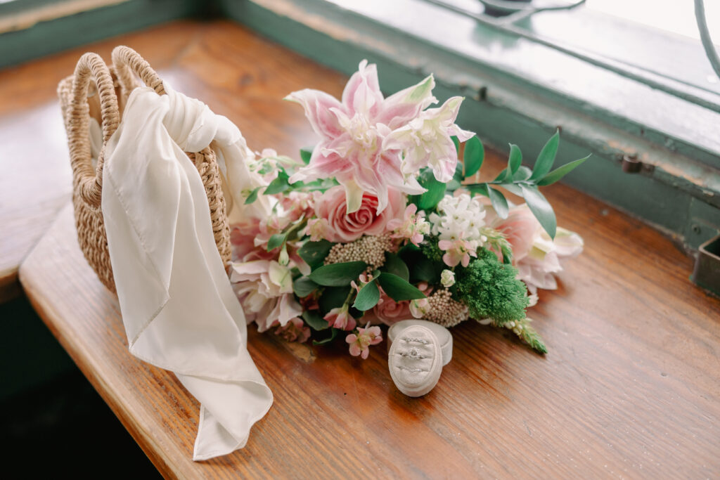 flowers and rings 