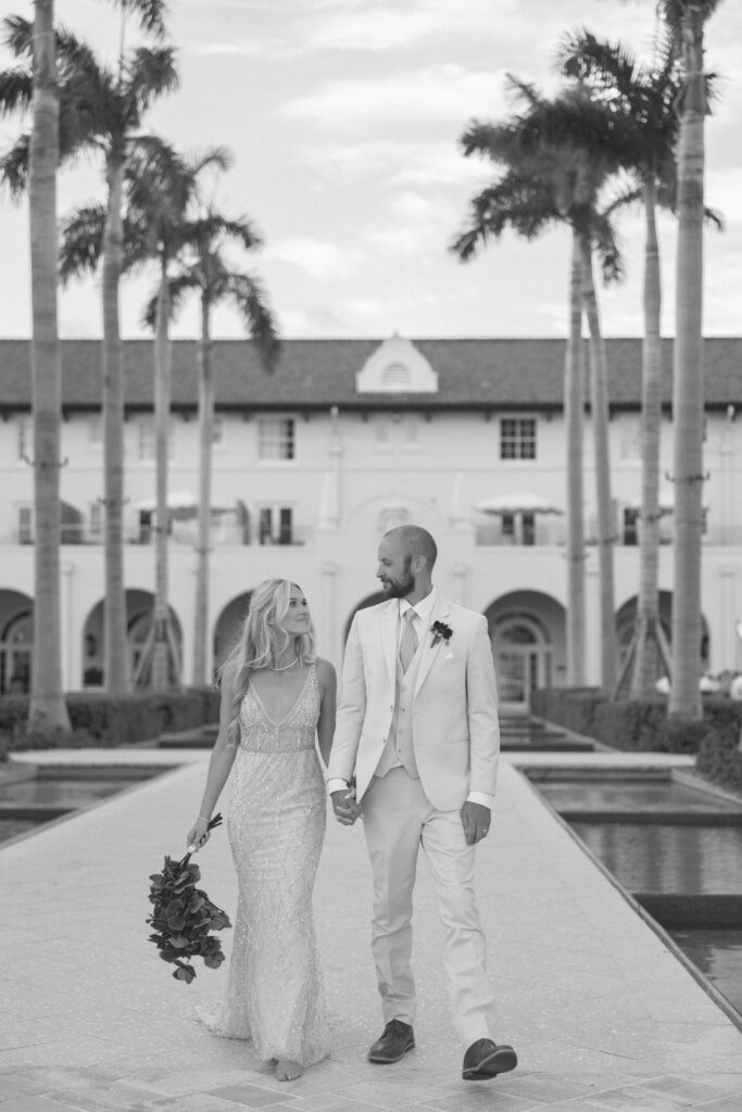 couple walking at Casa Marina, Key West